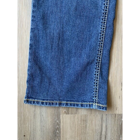 Supplies By Union Bay Tummy Smoothing Jeans Style Amy Embroidered Pockets Sz 14 - Picture 6 of 15